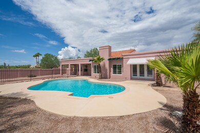 View from Pool towards Home