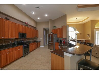 The cooks life is a breeze with ample wood cabinetry, granite surfaces, double convection oven with warming tray and smart fridge featuring news, weather, grocery keeping app and Pandora music. All you need to do is stir.