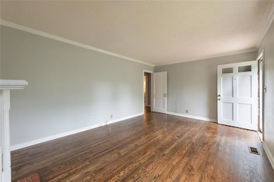 Newly refinished hardwood floors