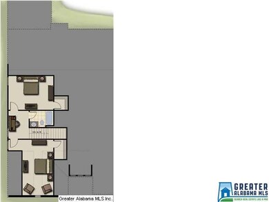 Two GOOD size rooms upstairs with a small loft, pe