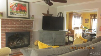 Living Room with view of fireplace