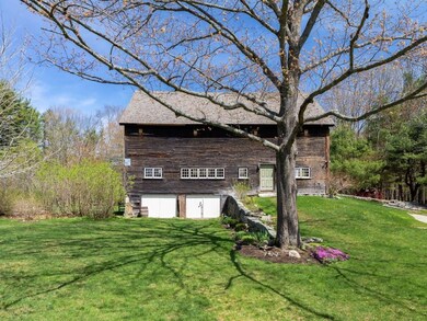 The barn is a pristine structure...