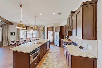 Fantastic kitchen layout is perfect for entertaini