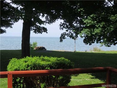 View. View of Lake Ontario from the dining area. T