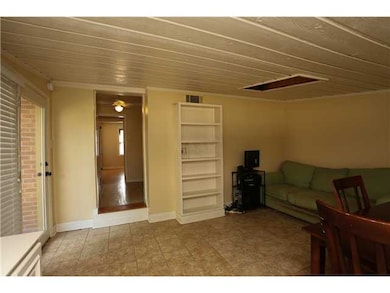 Notice the bookcase in this picture (closed)