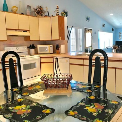Large kitchen with additional dining
