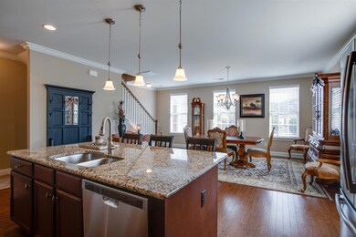 The Kitchen has a nice flow into the Gathering Room which is currently being used as a Formal Dining Room.  
