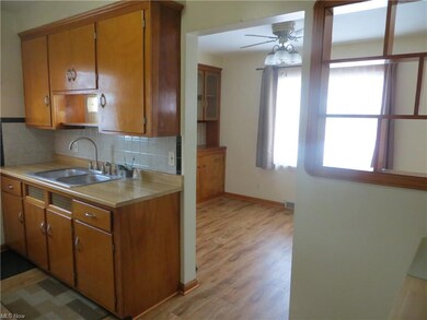 Kitchen looking into the dining room