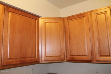 Close-up of new cabinet detail