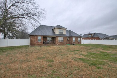 Fenced back yard
