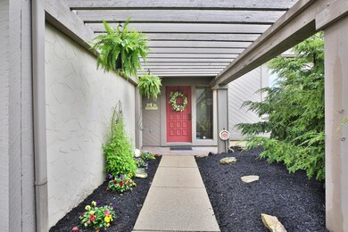 Pergola entrance & covered front porch