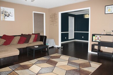 Living room with furniture