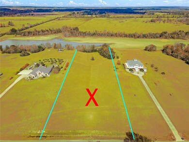 Aerial view of this fabulous waterfront acreage