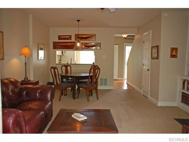 Living/dining area.