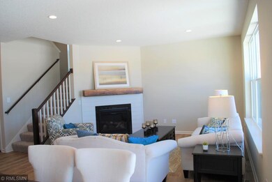 A wonderful corner fireplace for the cold months.