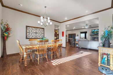 Formal dining area.