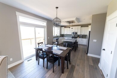 dining and kitchen