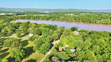 Aerial view of property's location featuring a hea