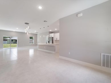 Entrance facing living area