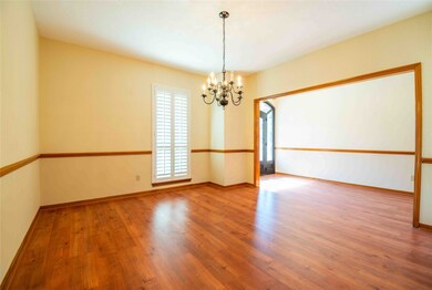 Large formal dining room.
