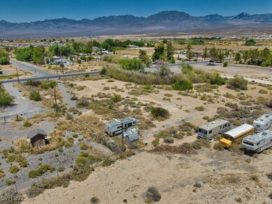 Overview of rural landscape with a desert landscap
