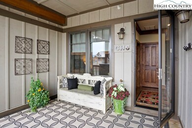 Cozy sitting area in front of unit