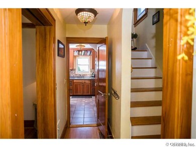 Foyer. View from the front foyer with coat closet