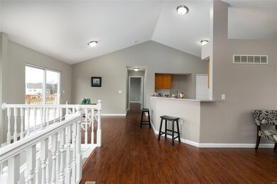 A view looking from the Vaulted Great Room and Sta