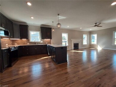kitchen and great room