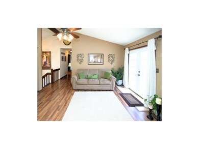 Living Room with beautiful french doors.