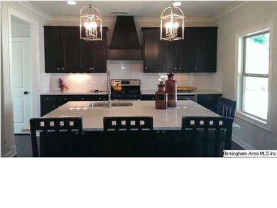 Super sleek kitchen with large family island!!