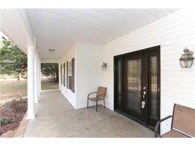 Welcoming front porch