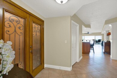 Interior of entry