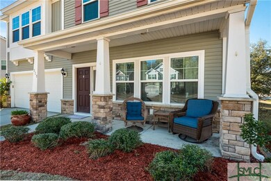 Rocking chair front porch area