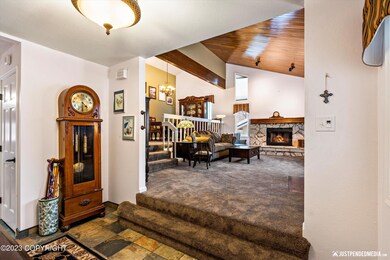 Entry to living room