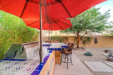 Built in BBQ W/Bar Seating
