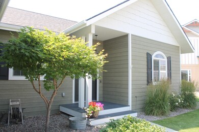 Landscaped front entry