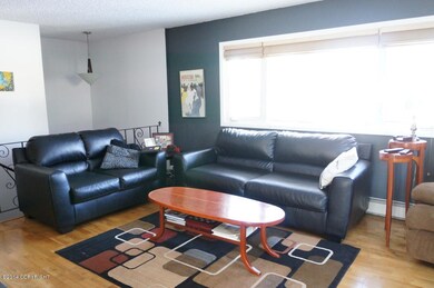Living Room With Hardwood Floor