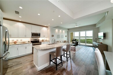 Open concept kitchen and living room. Enjoy the vi