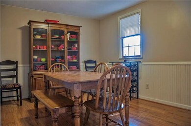 DINING ROOM IS LARGE ENOUGH FOR FULL DINING SUIT. 