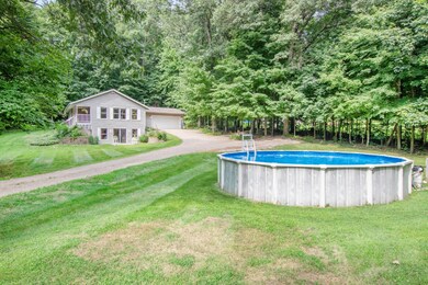 front with pool