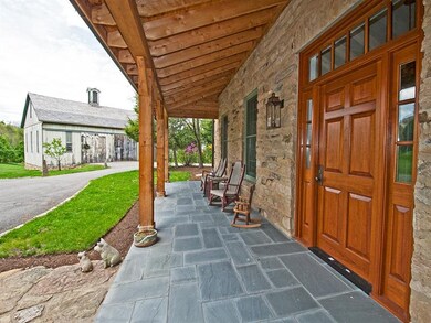 Blue Stone Front Porch for a Lazy Afternoon!