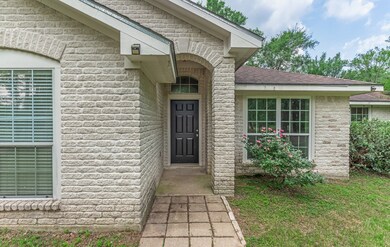 This photo showcases the inviting front entrance o