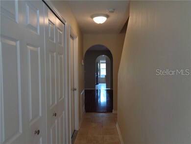 Front entrance.  View towards living/dining areas and kitchen.