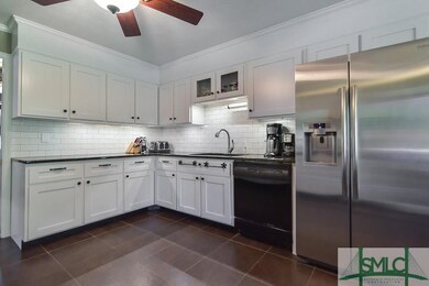 Stunning subway tile backsplash!