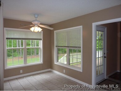 Tiled breakfast area