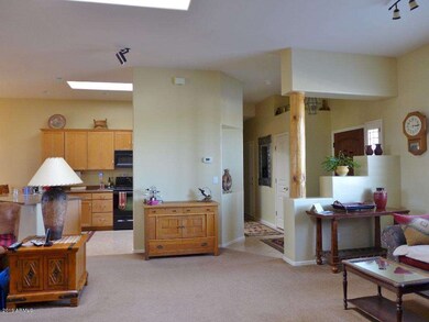 Looking toward the hall to the master