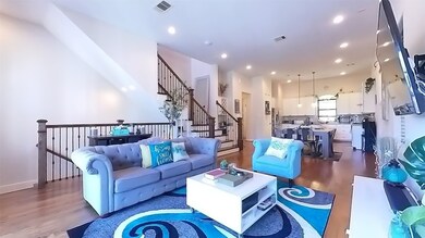 Completely open on the formal dining and kitchen