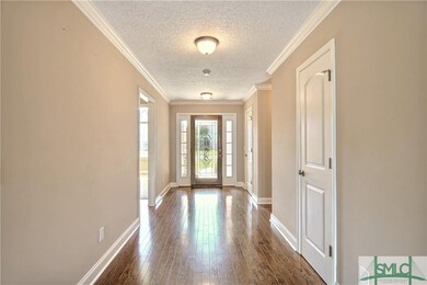 Entrance to home,; foyer closet and half bath are 
