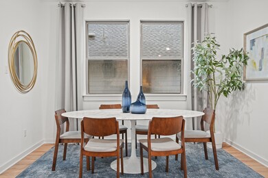 Dining Room in a Trinity Ranch Oak Model home in Elgin TX by Trophy Signature Homes